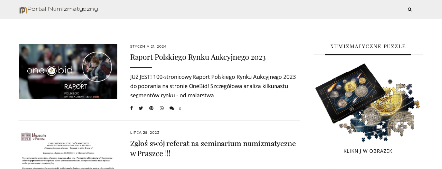 Portal numizmatyczny