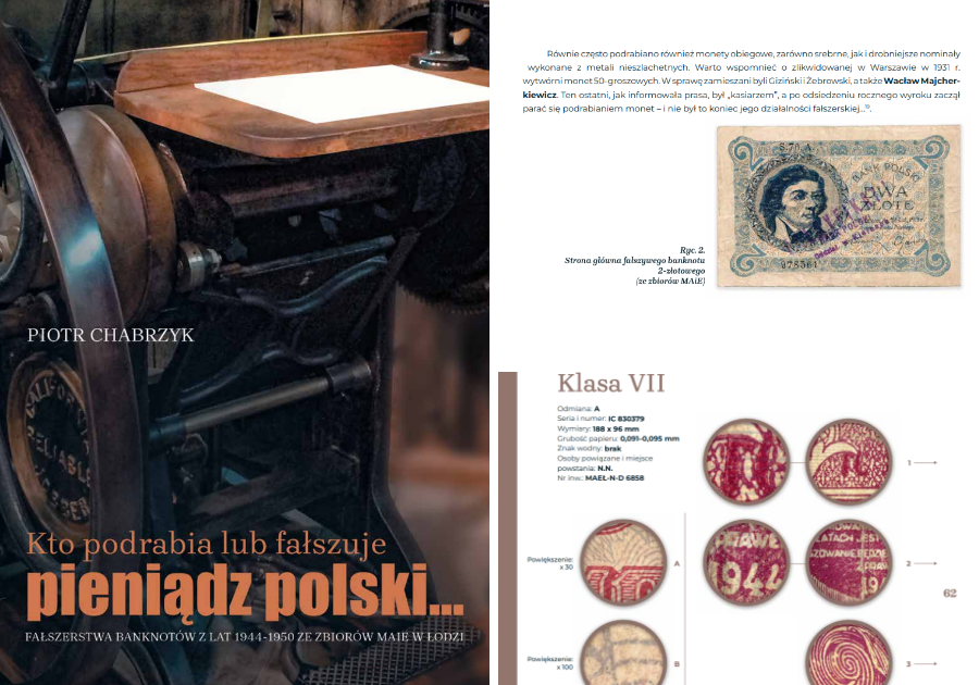 Kto podrabia lub fałszuje pieniądz polski” - Piotr Chabrzyk