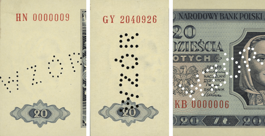 WZÓR - rodzaje perforacji