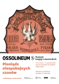 Pieniądz niespokojnych czasów - plakat