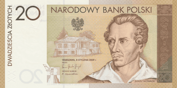 20 złotych 2009 - banknot kolekcjonerski NBP