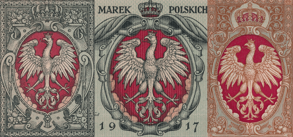 Marki polskie - emisja 1916 r. (jenerał/Generał)